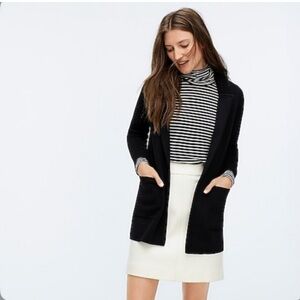 J. Crew Black Sophie Sweater Blazer XL